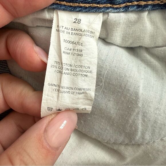 DYNAMITE | Denim Mom Shorts - Picture 5 of 9